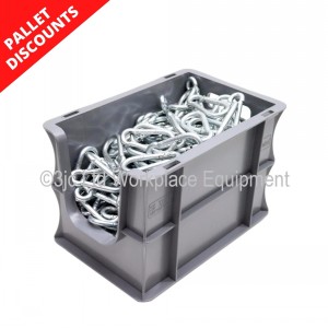 Heavy Duty Stacking Euro Box 30cm 7 Litre Open Front